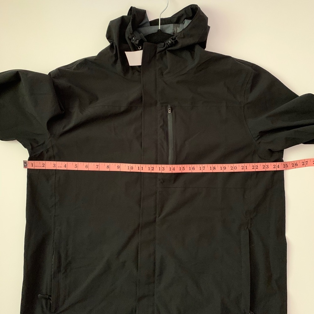 32 Degrees Cool Weatherproof Mens Rain Jacket With hood in color black - Picture 13 of 13